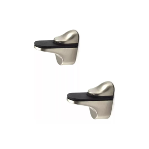 Soporte Repisa Vidrio De 3 A 20mm Cromado Mate 2 Unidades